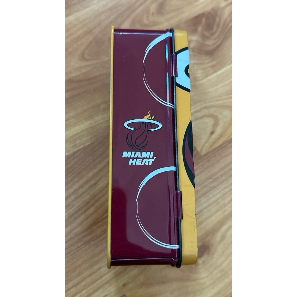 NBA Miami Heat Metal case‎ collectors empty tin
